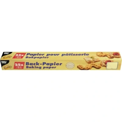 Afbeelding van PAPSTAR Bakpapier wit, afmeting 38 x 42 cm (pak 25 stuks)