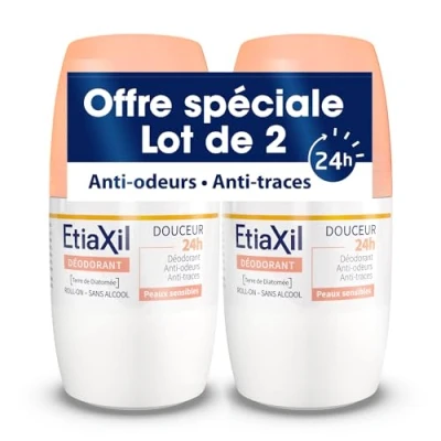 Afbeelding van Etiaxil 48H Gentle Roll On Deodorant Set van 2 x 50 ml