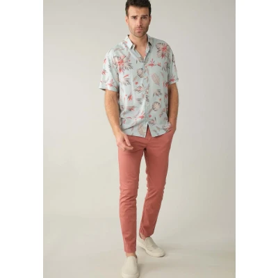 Afbeelding van DEELUXE Oversized overhemd voor heren parel XXXL
