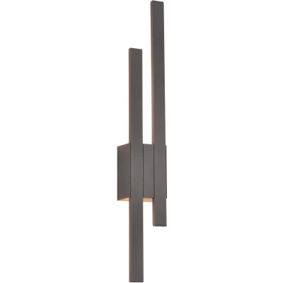 Afbeelding van TRIO TAWA Wandlamp Antraciet incl. 2x SMD 9W Buitenverlichting IP54