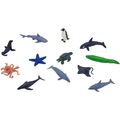 Afbeelding van Mojo Sealife Mini Zeedieren Speelset, 12dlg. 380056