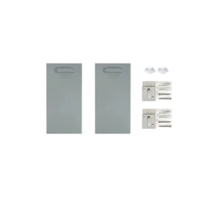 Afbeelding van Zelfklevende bevestigingsset Fotohouder Spiegelhouder Dibond Hanger Plakplaten (2x Houder Z Haken Siliconen Buffer 200x100mm)