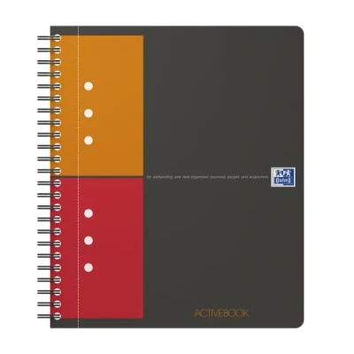 Afbeelding van Oxford INTERNATIONAL activebook, 160 bladzijden, ft A5+, geruit 5 mm schrift