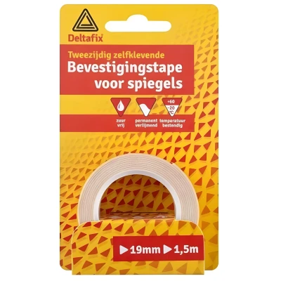 Afbeelding van Deltafix Bevestigingstape voor Spiegels 1,5m1