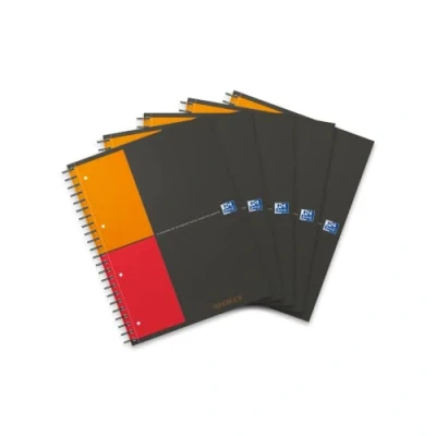 Afbeelding van Oxford INTERNATIONAL filingbook, 200 bladzijden,ft A4+, geruit 5 mm stuks
