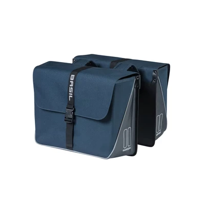Afbeelding van Basil Forte dubbele fietstas 35 liter BikeTotaal.nl Blauw