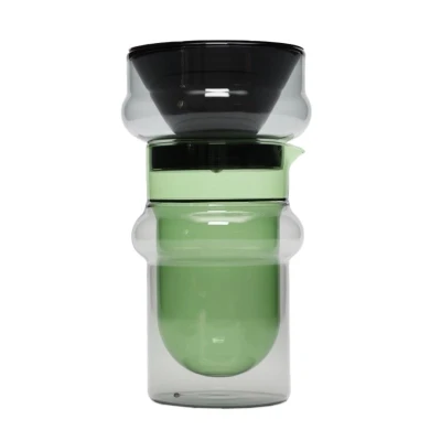 Afbeelding van Tom Dixon Bump Koffiemaker Zwart/groen