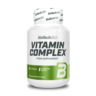 Afbeelding van BioTechUSA Vitamin Complex Multivitamine &amp; Mineralen capsules Vitaliteit Huid Haar Immuniteit 13 Vitaminen 10 Glutenvrij 60