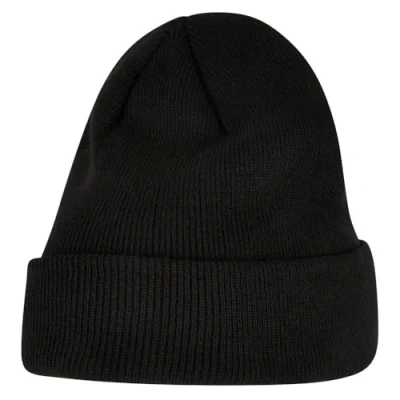 Afbeelding van Build Your Brand Unisex muts Heavy Knit Beanie, mannen en vrouwen gebreide verkrijgbaar in vele kleuren, één maat, zwart, Eén maat