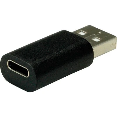 Afbeelding van USB A naar C adapter Value 2.0 (Zwart)