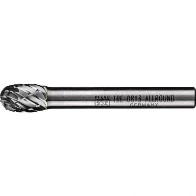 Afbeelding van PFERD TRE 0813/6 ALLROUND hardmetalen hoogrendementsstiftfrees druppelvorm 8x13mm 6mm universeel grof 21001039