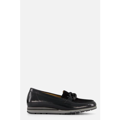 Afbeelding van Gabor 415.1 Loafers Dames Instappers Zwart Maat 43