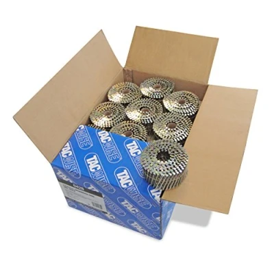 Afbeelding van Tacwise 0428 Gegalvaniseerde platte bovenste, spiraalnagels, type 2,5 x 64 mm, diamantpunt, ringschacht, 16 hellend, draad gebundeld, 9000 stuks, staal