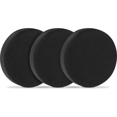 Afbeelding van VONROC Polijstschijven/Polijst pads schuim voor polijstmachines 150mm, 3 stuks Zwart