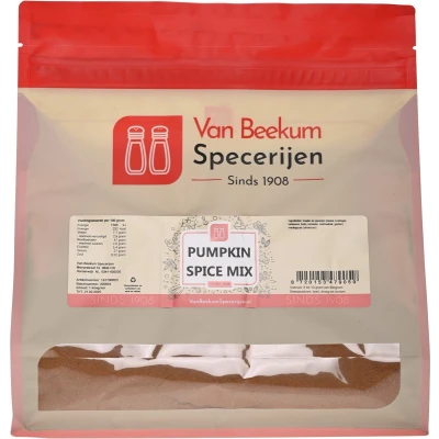 Afbeelding van Van Beekum Specerijen Pumpkin Spice Mix 1 kilo (hersluitbare stazak)