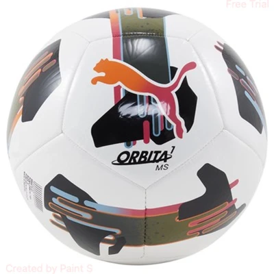 Afbeelding van Puma Orbita 7 MS voetbal maat 5 wit/multicolor