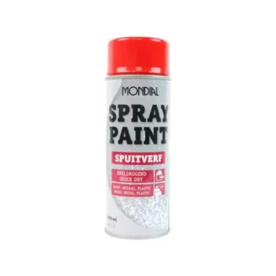 Afbeelding van Mondial Spray paint RAL 3020 hoogglans verkeersrood 400ml