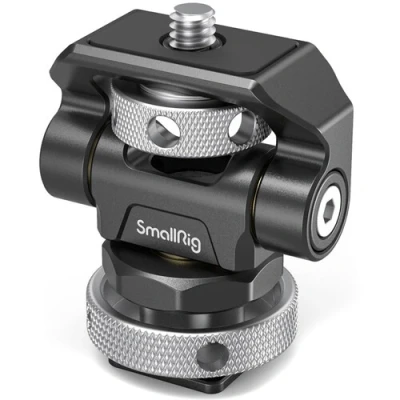 Afbeelding van SmallRig Draai en kantelbare monitorbeugel met NAVO klembevestiging (Accessoires voor de monitor), Video accessoires, Zwart