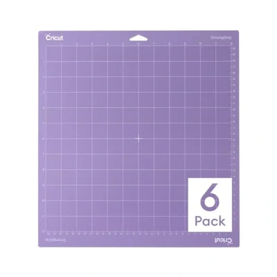 Afbeelding van Cricut StrongGrip Matpakket (6 stuks, 12&quot; x 12&quot;) voor Explore &amp; Maker Machines spaanplaat, matboarx, karton en zwaargewicht materialen