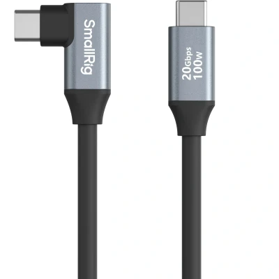 Afbeelding van SmallRig USB C (recht) naar (haaks) datakabel (60 cm) 4791 (0.60 m, 3.1), kabel