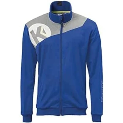 Afbeelding van Kempa Core 2.0 Poly Jacket Royal Blauw Donker Grijs Melange Maat 2XL