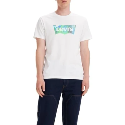 Afbeelding van Levi&#039;s Tshirt print, Heren, Maat: XS, Weiß
