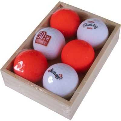 Afbeelding van Golfballen Gift Set Happy 50e verjaardag