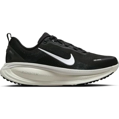 Afbeelding van Nike Performance Vomero 18 Hardloopschoenen voor op de weg, Heren, Maat: 46, Black/summit white/coconut milk Textiel/ synthetisch