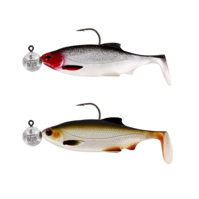 Afbeelding van Westin Ricky The Roach 10cm R n 10g Haak 6/0 (2 pcs) Kleur : Clear Water Mix 4