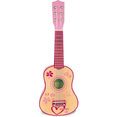 Afbeelding van Houten gitaar 6 snaren meiden versie