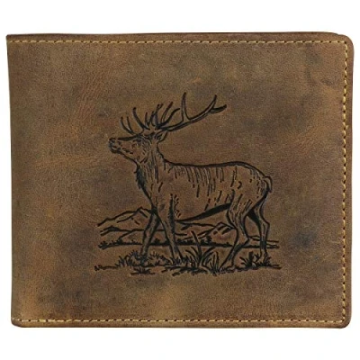 Afbeelding van Greenburry Vintage portemonnee leer 12 cm