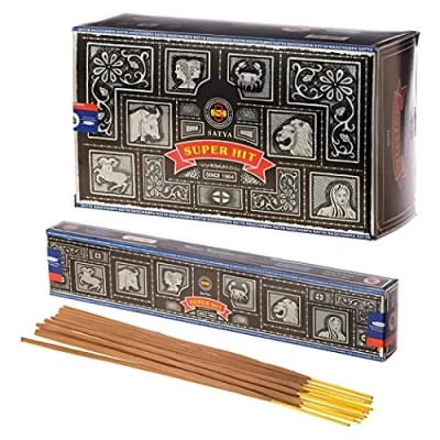 Afbeelding van Puckator Weihrauch &amp; Räucherwerk Aromatherapie Super Hit Nag Champa, 15 g (per verpakking)