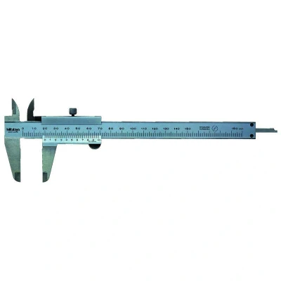 Afbeelding van Mitutoyo 530 122 Precisiezadel met borgschroef DIN 862, meetbereik 0 150 mm