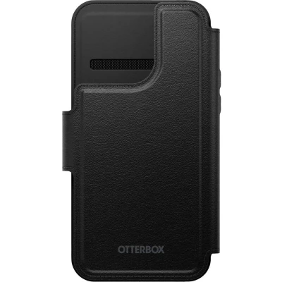 Afbeelding van Apple iPhone 14 Pro MagSafe Hoesje Kunstleder OtterBox Bookcase Zwart Telefoonhoesje
