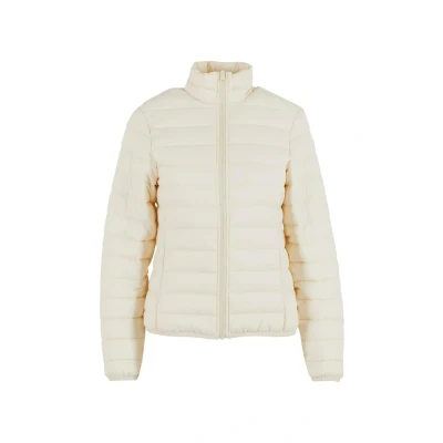 Afbeelding van Urban Classics Overgangsjack voor dames, ultra lichte bufferjas, bufferjas vrouwen, opstaande kraag, regular fit, witzand., 4XL