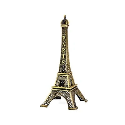 Afbeelding van ds. distinctive style Eiffeltoren Model Metallic Standbeeld Beeldje voor Souvenirs (15 cm)