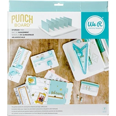Afbeelding van We R Memory Keepers Punch Board Storage wit 1stuks