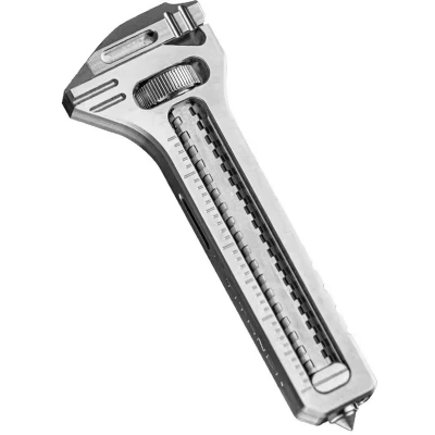 Afbeelding van Vixson 5 in 1 Mini Gereedschap Tool Sleutelhanger Multitool Moersleutel Mes Flesopener Vijl Schroevendraaier Gereedschapset Tools TITATOOL