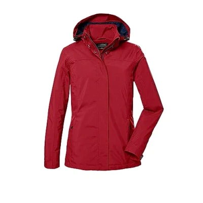 Afbeelding van killtec Dames Functioneel jack/outdoorjack met afritsbare capuchon KOS 42 WMN JCKT, red, 34, 41282 000