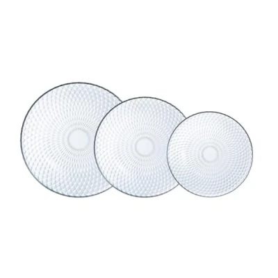 Afbeelding van Luminarc Pampille Clear servies van glas, 18 stuks 6 personen, transparant