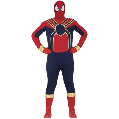 Afbeelding van Guirca Spiderman Kostuum Superheld Spinman Van Het Spinnenrijk Blauw, Rood Maat 54 56 Carnavalskleding Verkleedkleding