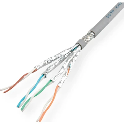 Afbeelding van Value 21.99.0892 Netwerkkabel CAT 6 S/FTP Grijs 300 m