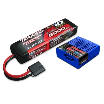 Afbeelding van Batterij/oplader complete set (inclusief 2985 oplader en 2872X 5000mAh 11.1V 3 cell 25C LiPo iD batterij)