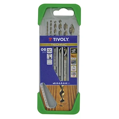 Afbeelding van TIVOLY 10864070002 Clipster G13 TECHNIC boor van technisch hout, geslepen, Ø 2 3 4 5 6 8 mm