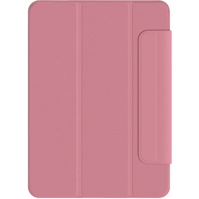 Afbeelding van Apple iPad Air 5 (2022) Hoes: Pomologic BookCover Bookcase Old Pink Kunstleder Tablet Hoezen
