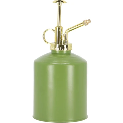 Afbeelding van Esschert Design plantenspuit/vernevelaar olijfgroen/goud 19.5 cm Plantenspuiten
