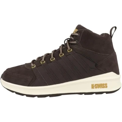 Afbeelding van K SWISS Vista Trainer MID WNT Sneakers hoog, Heren, Maat: 41.5, Java amber gold Leer