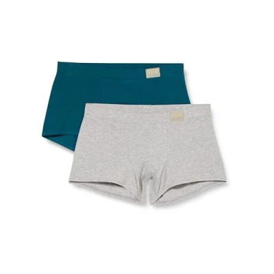 Afbeelding van Sloggi Herenslips 2P For Men GO Natural Brief Blauw/Grijs katoen Large Heren