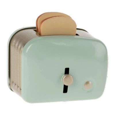 Afbeelding van Maileg poppenhuis broodrooster mint 4,5 cm