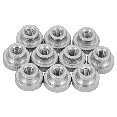 Afbeelding van GB806 Hoge Type Gekartelde Duimmoer Koolstofstaal Duimhandgreep Moer M3 M4 M5 M6 M8 M10(M3（10pcs）)